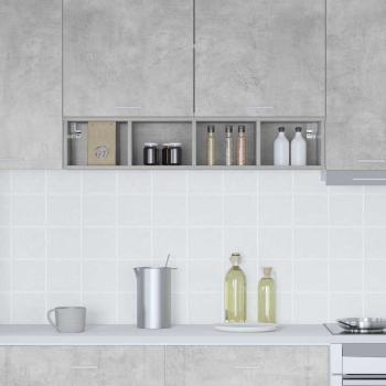 Hängeschrank Riga Beton Grau 20 x 29,5 x 100 cm Holzwerkstoff