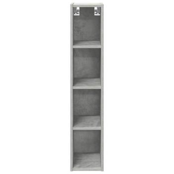 Hängeschrank Riga Beton Grau 20 x 29,5 x 100 cm Holzwerkstoff