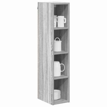 Hängeschrank mit Regal Riga Graues Sonoma 20 x 29,5 x 100 cm