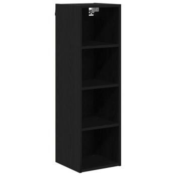 Hängeschrank Riga Schwarz Eichen-Optik 30 x 29,5 x 100 cm