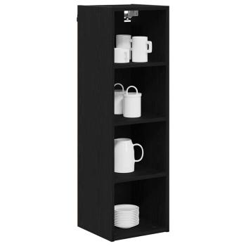 Hängeschrank Riga Schwarz Eichen-Optik 30 x 29,5 x 100 cm