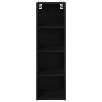 Hängeschrank Riga Schwarz Eichen-Optik 30 x 29,5 x 100 cm