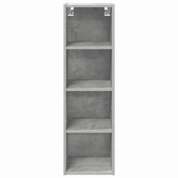 Hängeschrank Riga Beton Grau 30 x 29,5 x 100 cm Holzwerkstoff