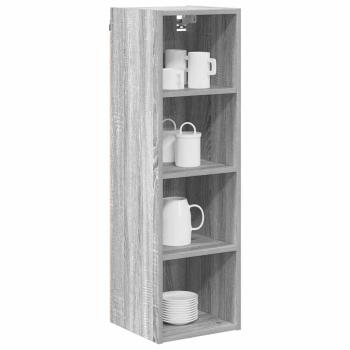 Hängeschrank mit Regal Riga Graues Sonoma 30 x 29,5 x 100 cm