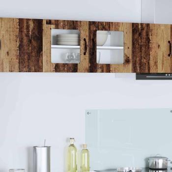 ARDEBO.de - Küchenhängeschrank Altholz 80 x 31 x 40 cm Holzwerkstoff