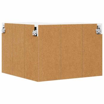Küchenhängeschrank mit Regal Weiß 57 x 57 x 40 cm Holzwerkstoff
