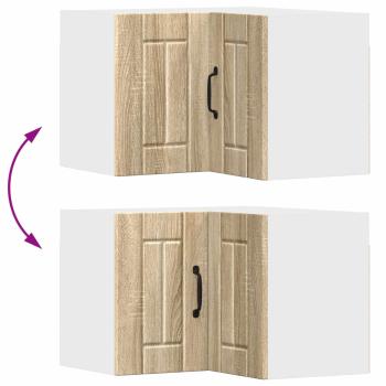 Küchenhängeschrank Sonoma-Eiche 57 x 57 x 40 cm Holzwerkstoff