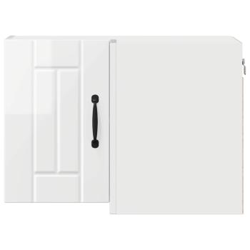 Küchenhängeschrank Hochglanz Weiß 57 x 57 x 40 cm Holzwerkstoff