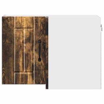 Küchenhängeschrank mit Regal Geräucherte Eiche 57 x 57 x 40 cm