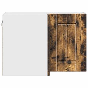 Küchenhängeschrank mit Regal Geräucherte Eiche 57 x 57 x 40 cm