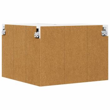 Wand-Eckschrank LUCCA Brauneiche 57 x 57 x 40 cm Holzwerkstoff