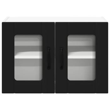 Küchenhängeschrank Schwarz 60 x 31 x 40 cm Holzwerkstoff