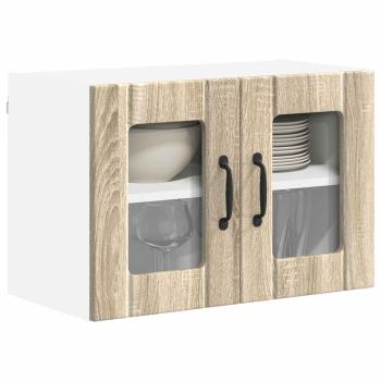 Wandglas-Schrank LUCCA Sonoma-Eiche 60 x 31 x 40 cm