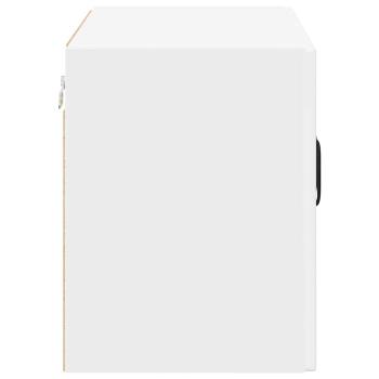 ARDEBO.de - Küchenhängeschrank mit Tür 2 pcs Hochglanz Weiß 60 x 31 x 40 cm