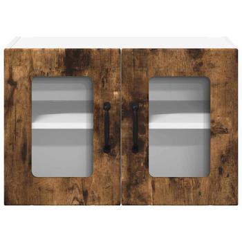 Küchenhängeschrank 2 pcs Geräucherte Eiche 60 x 31 x 40 cm