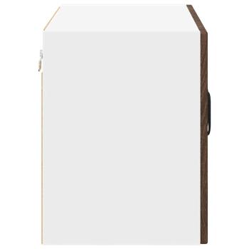 Küchenhängeschrank mit Regal Braun Eichen-Optik 60 x 31 x 40 cm