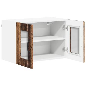 Wandglas-Schrank LUCCA Altholz 60 x 31 x 40 cm Holzwerkstoff