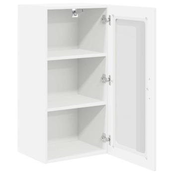Küchenhängeschrank mit Regal Weiß 40 x 31 x 80 cm Holzwerkstoff