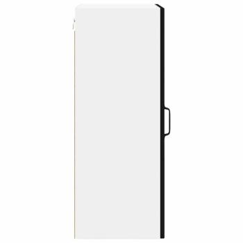 Küchenhängeschrank 2 pcs Schwarz 40 x 31 x 80 cm Holzwerkstoff