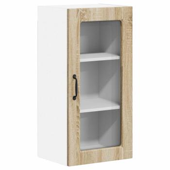 Küchenhängeschrank mit Regal 2 pcs Sonoma-Eiche 40 x 31 x 80 cm