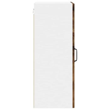 Küchenhängeschrank mit Regal Geräucherte Eiche 40 x 31 x 80 cm