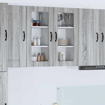 ARDEBO.de - Küchenhängeschrank Graues Sonoma 40 x 31 x 80 cm Holzwerkstoff