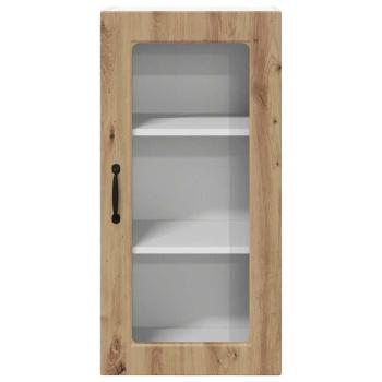 Küchenhängeschrank mit Tür 2 pcs Artisan-Eiche 40 x 31 x 80 cm