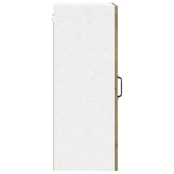 Küchenhängeschrank mit Tür 2 pcs Artisan-Eiche 40 x 31 x 80 cm
