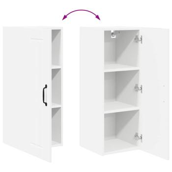 Küchenhängeschrank 2 pcs Weiß 30 x 31 x 80 cm Holzwerkstoff