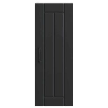 Küchenhängeschrank 2 pcs Schwarz 30 x 31 x 80 cm Holzwerkstoff