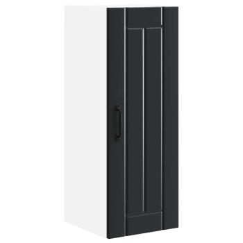 Wandschrank LUCCA 2 stk. Schwarz Holzwerkstoff
