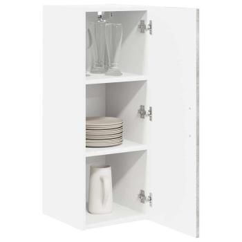 Küchenhängeschrank Beton Grau 30 x 31 x 80 cm Holzwerkstoff