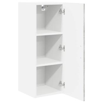 Küchenhängeschrank Beton Grau 30 x 31 x 80 cm Holzwerkstoff