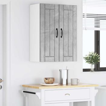 Wandschrank LUCCA 2 stk. Betongrau Holzwerkstoff