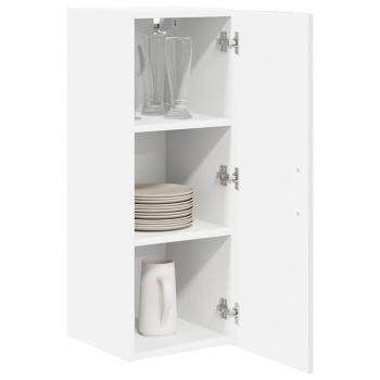 Küchenhängeschrank Hochglanz Weiß 30 x 31 x 80 cm Holzwerkstoff