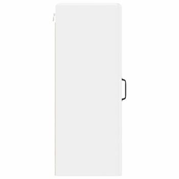 Küchenhängeschrank mit Tür 2 pcs Hochglanz Weiß 30 x 31 x 80 cm