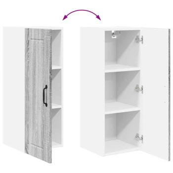 Küchenhängeschrank Graues Sonoma 30 x 31 x 80 cm Holzwerkstoff