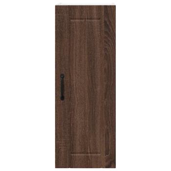 Küchenhängeschrank 2 pcs Braun Eichen-Optik 30 x 31 x 80 cm