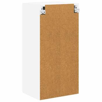 Küchenhängeschrank mit Regal Weiß 40 x 31 x 80 cm Holzwerkstoff