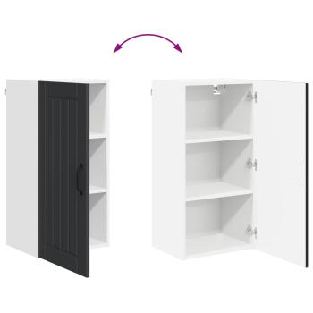 Küchenhängeschrank Schwarz 40 x 31 x 80 cm Holzwerkstoff