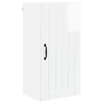 Küchenhängeschrank Hochglanz Weiß 40 x 31 x 80 cm Holzwerkstoff