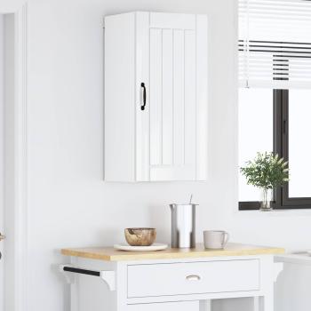 Küchenhängeschrank Hochglanz Weiß 40 x 31 x 80 cm Holzwerkstoff