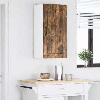 Küchenhängeschrank mit Regal Geräucherte Eiche 40 x 31 x 80 cm