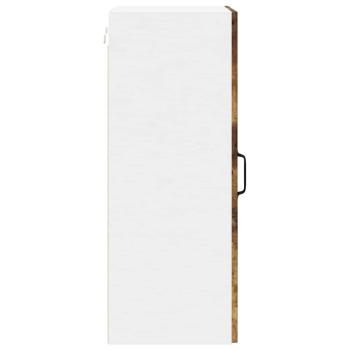 Küchenhängeschrank mit Regal Geräucherte Eiche 40 x 31 x 80 cm