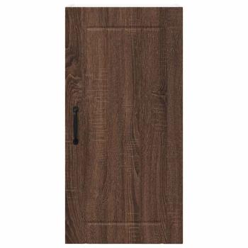 Küchenhängeschrank mit Regal Braun Eichen-Optik 40 x 31 x 80 cm