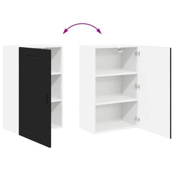 Küchenhängeschrank Schwarz 50 x 31 x 80 cm Holzwerkstoff
