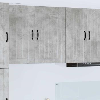 ARDEBO.de - Küchenhängeschrank Beton Grau 50 x 31 x 80 cm Holzwerkstoff