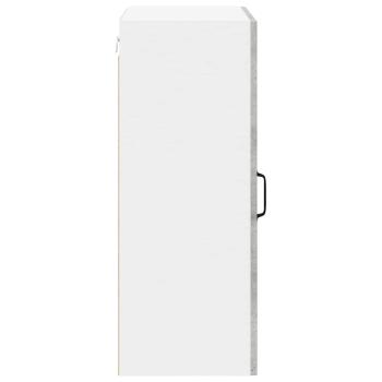 Küchenhängeschrank Beton Grau 50 x 31 x 80 cm Holzwerkstoff