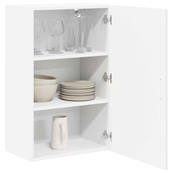 Küchenhängeschrank Hochglanz Weiß 50 x 31 x 80 cm Holzwerkstoff