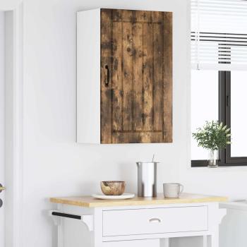 Küchenhängeschrank mit Regal Geräucherte Eiche 50 x 31 x 80 cm